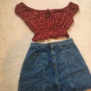 American Eagle crop top